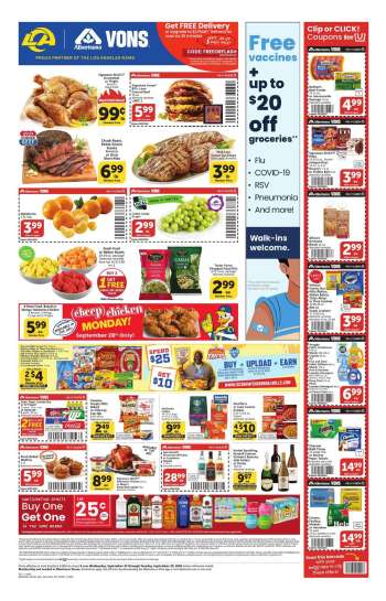 Vons Flyer - 09/23/2026 - 09/29/2026.