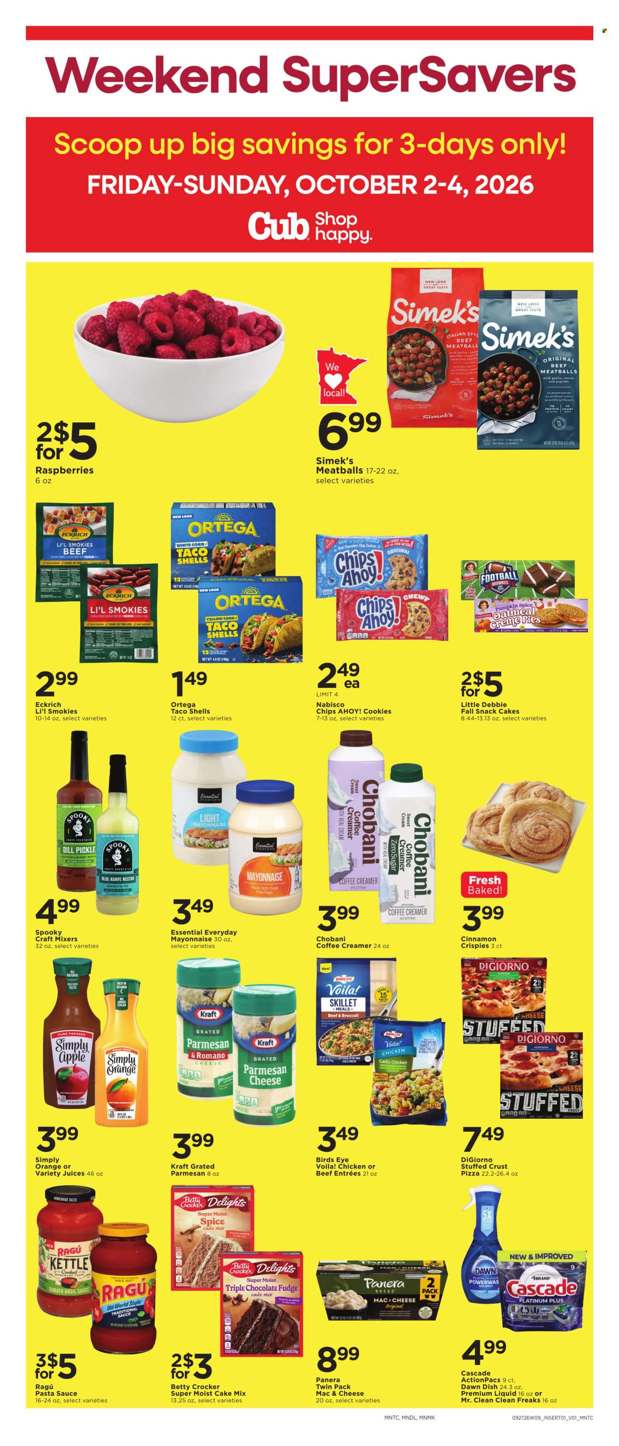 Cub Foods ad - 09/27/2026 - 10/03/2026. Page 4