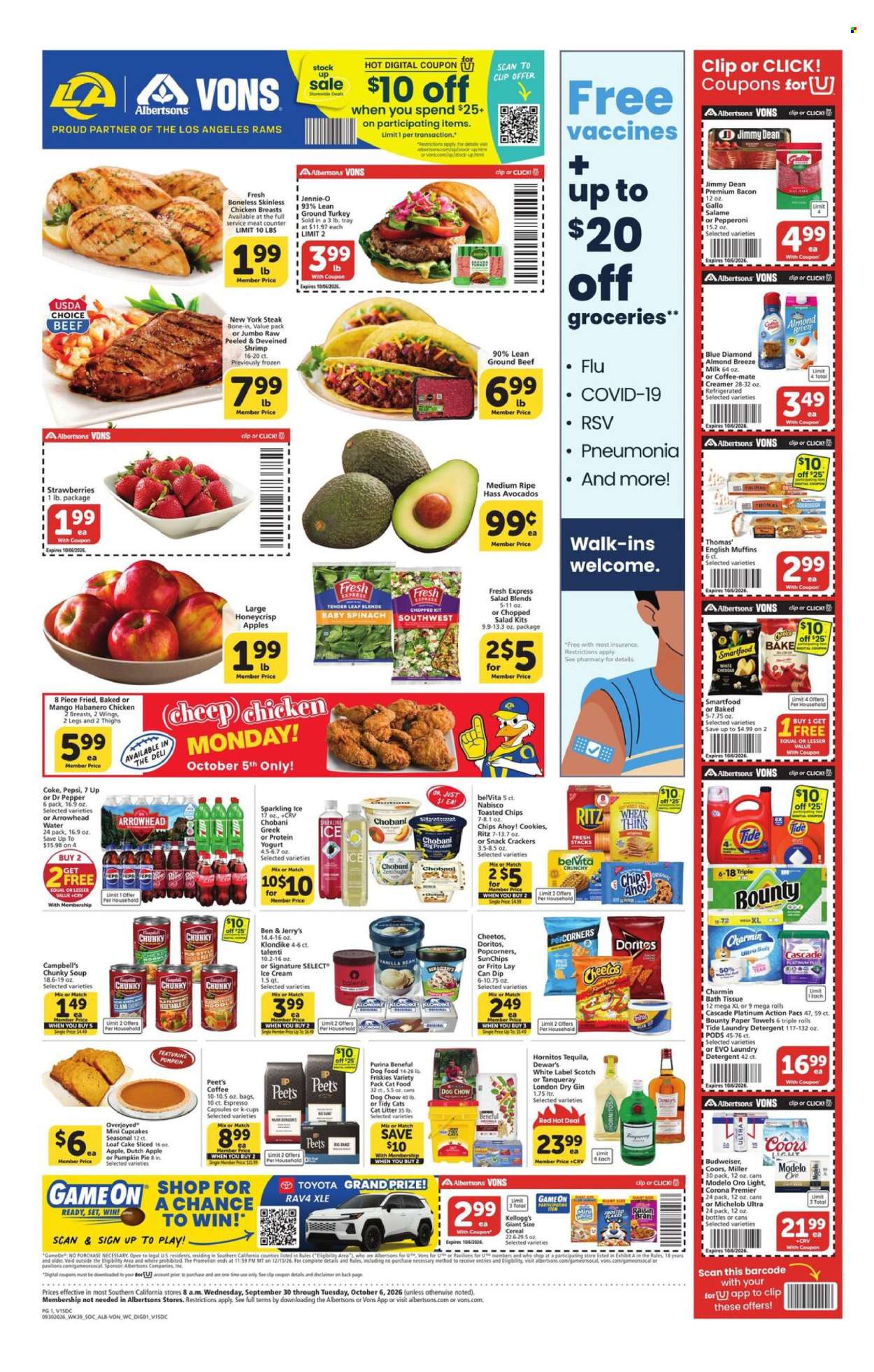 Vons ad - 09/30/2026 - 10/06/2026. Page 1