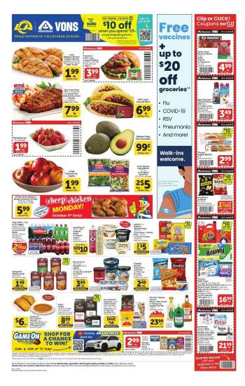 Vons Flyer - 09/30/2026 - 10/06/2026.