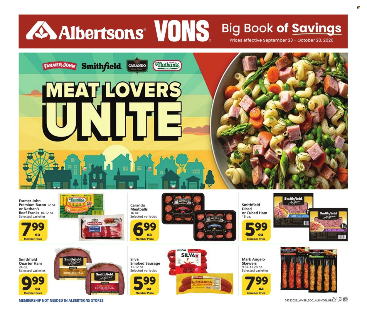 Vons ad - 09/23/2026 - 10/20/2026. Page 1