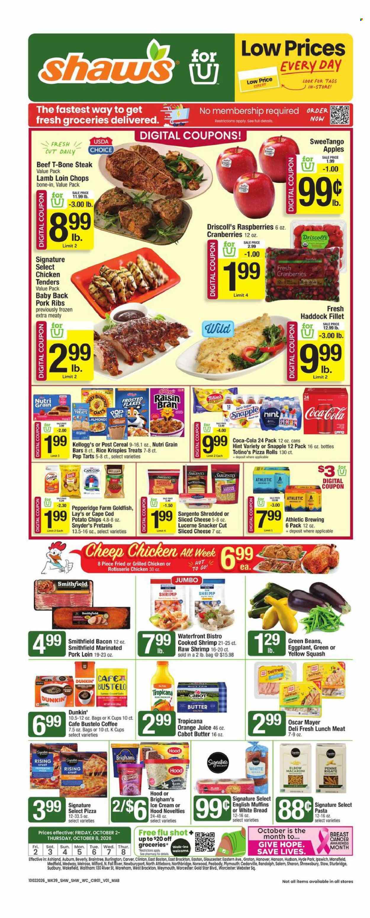 Shaw’s ad - 10/02/2026 - 10/08/2026. Page 1
