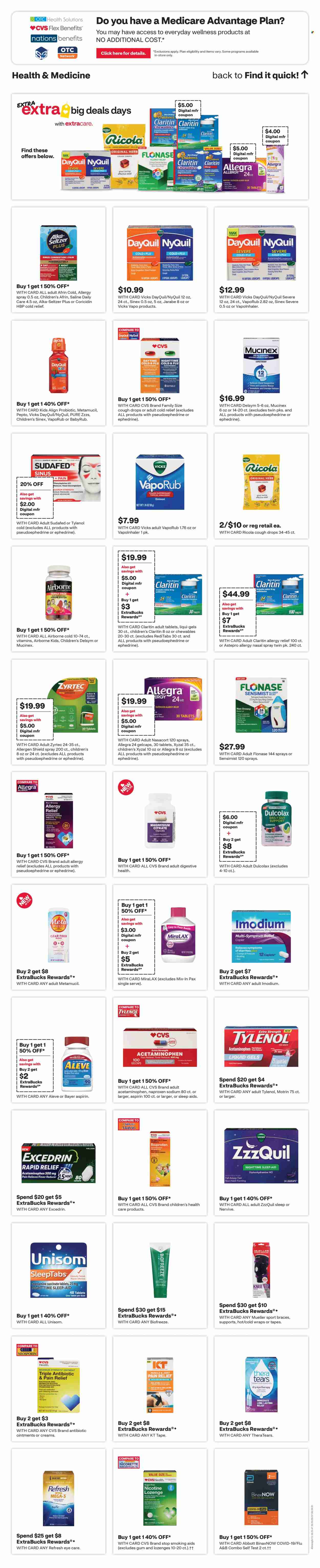 CVS Pharmacy ad - 10/04/2026 - 10/10/2026. Page 8