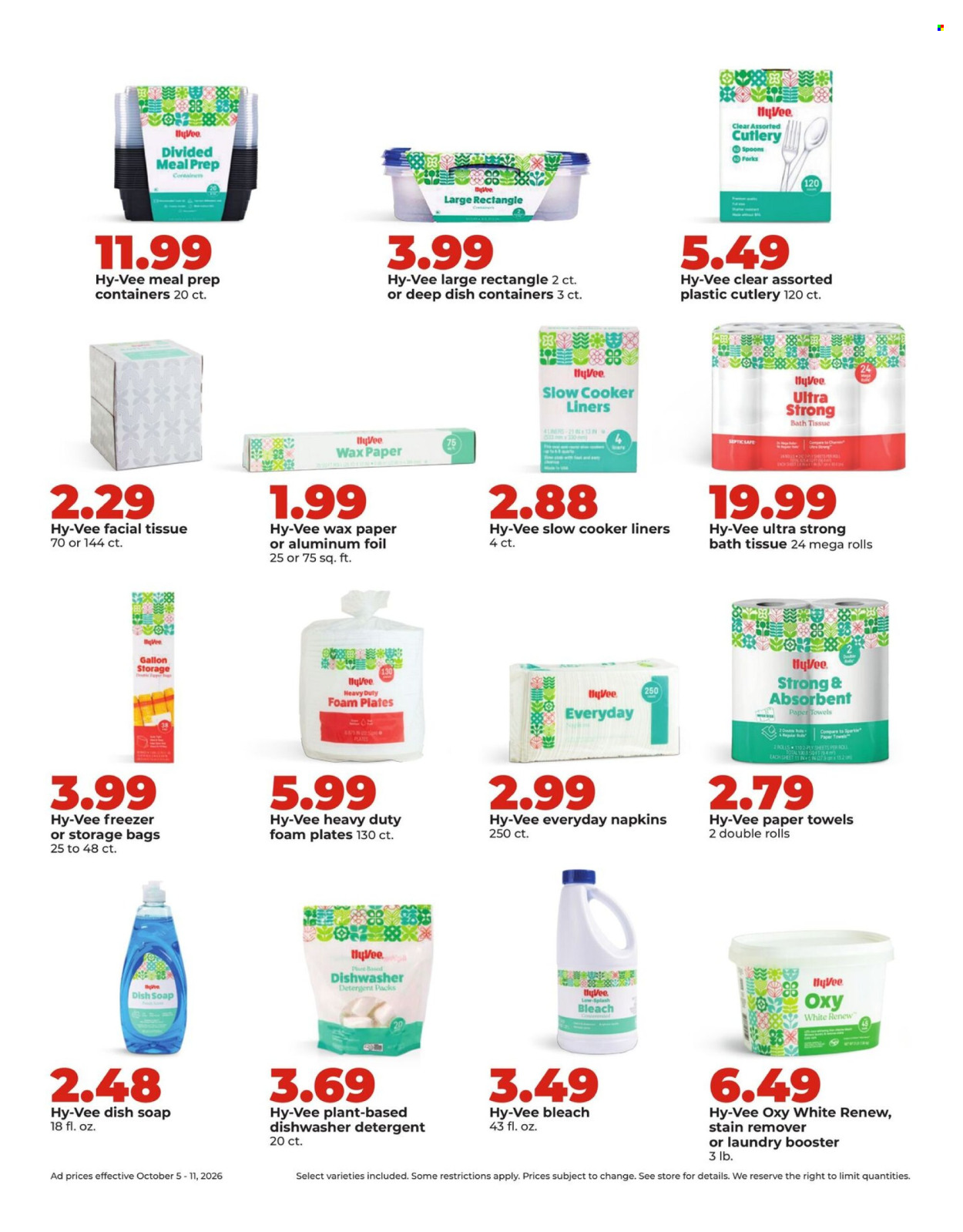 Hy-Vee ad - 10/05/2026 - 10/11/2026. Page 22