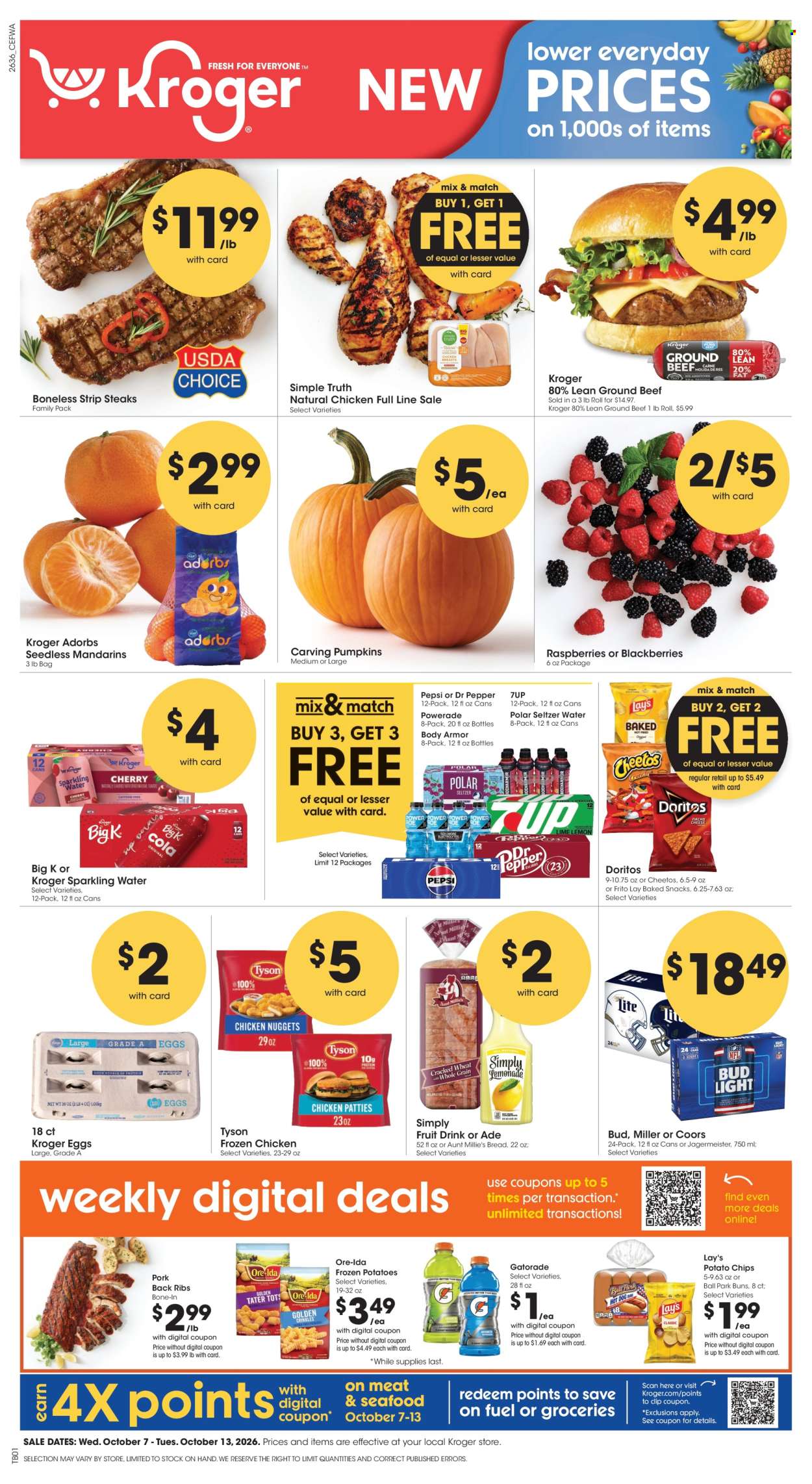 Kroger ad - 10/07/2026 - 10/13/2026. Page 1