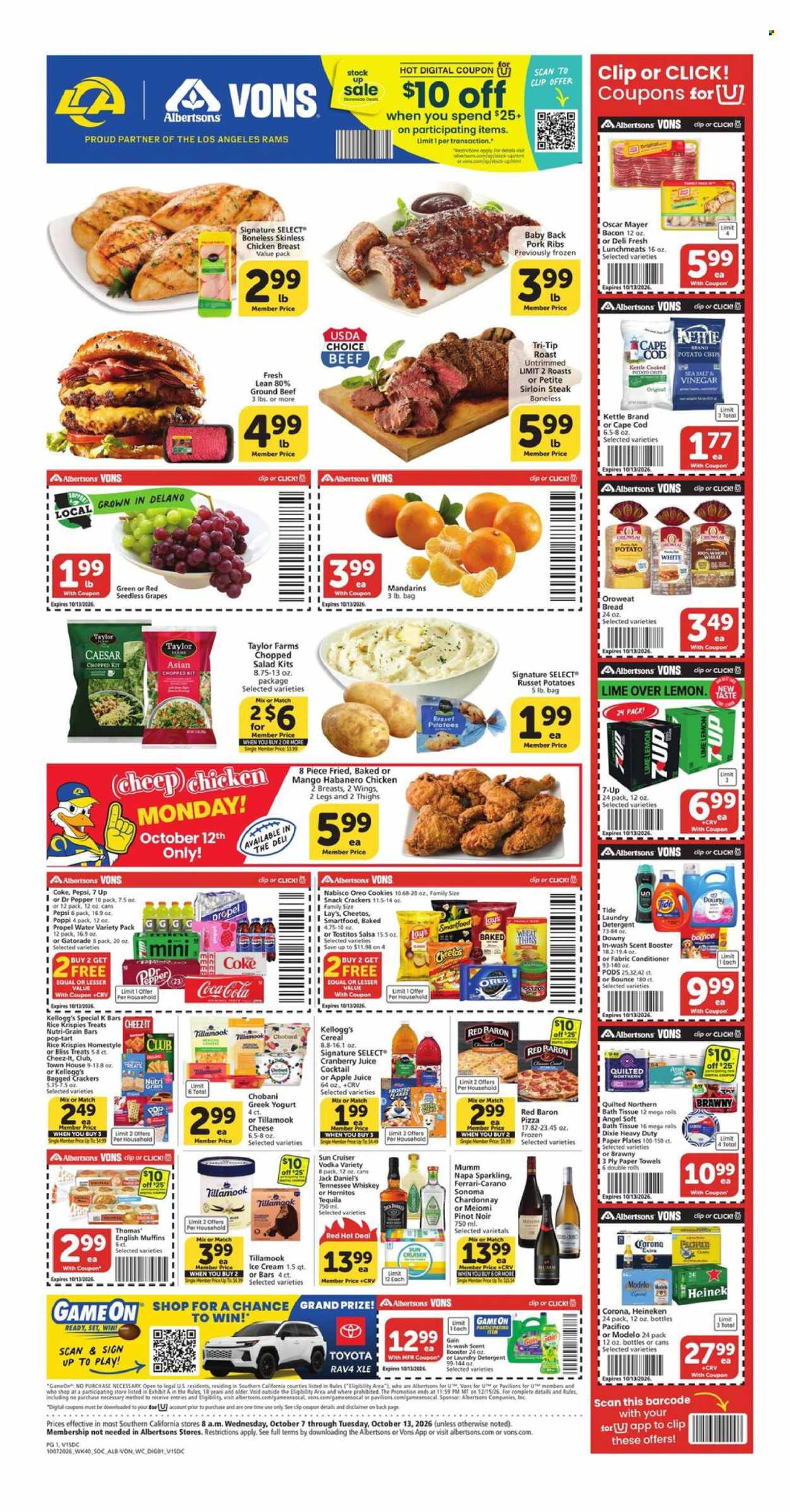 Vons ad - 10/07/2026 - 10/13/2026. Page 1