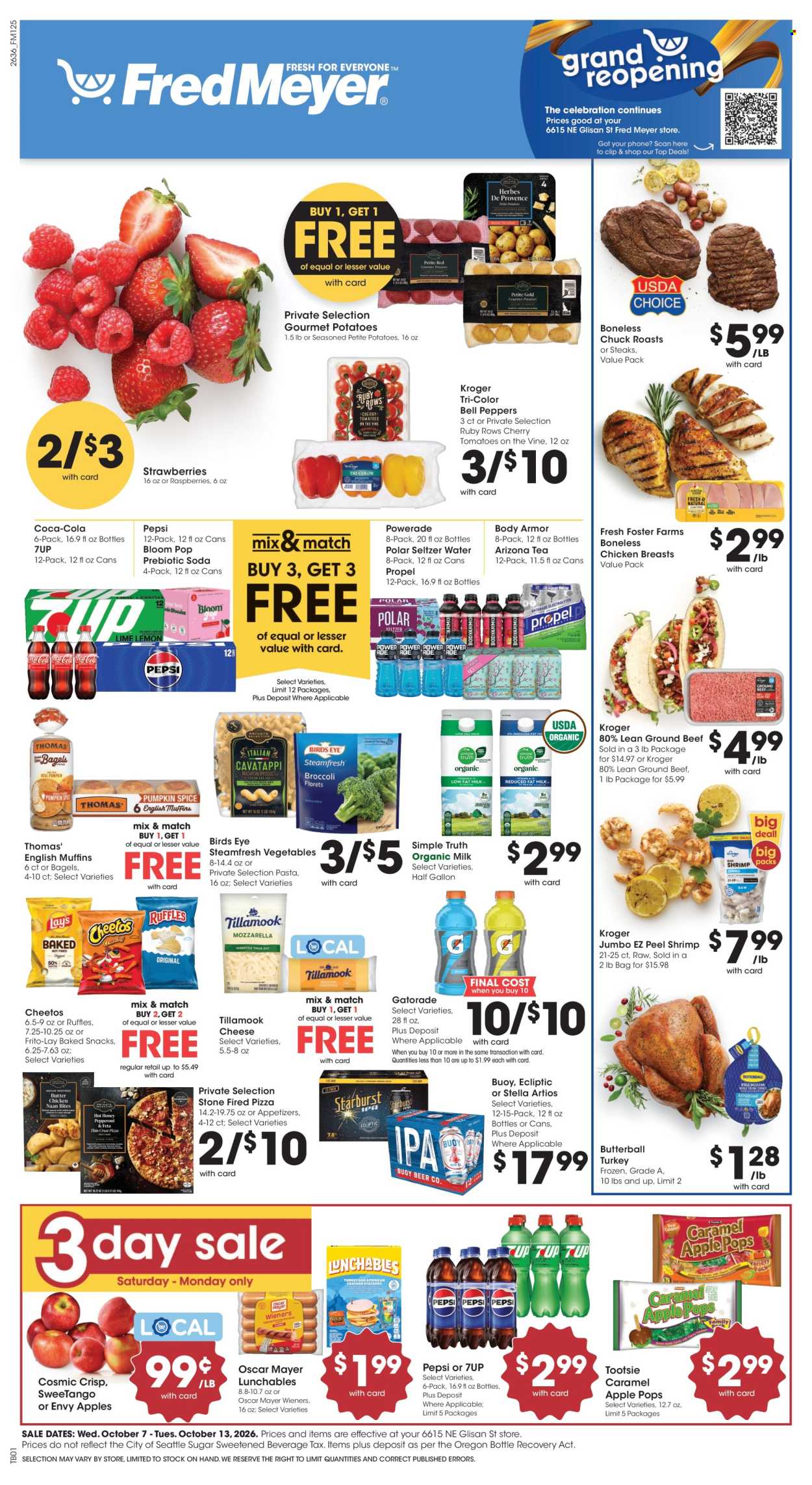 Fred Meyer ad - 10/07/2026 - 10/13/2026. Page 1