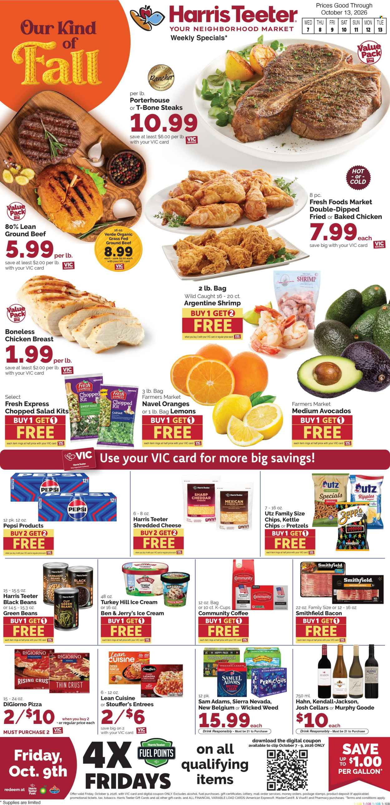 Harris Teeter ad - 10/07/2026 - 10/13/2026. Page 1