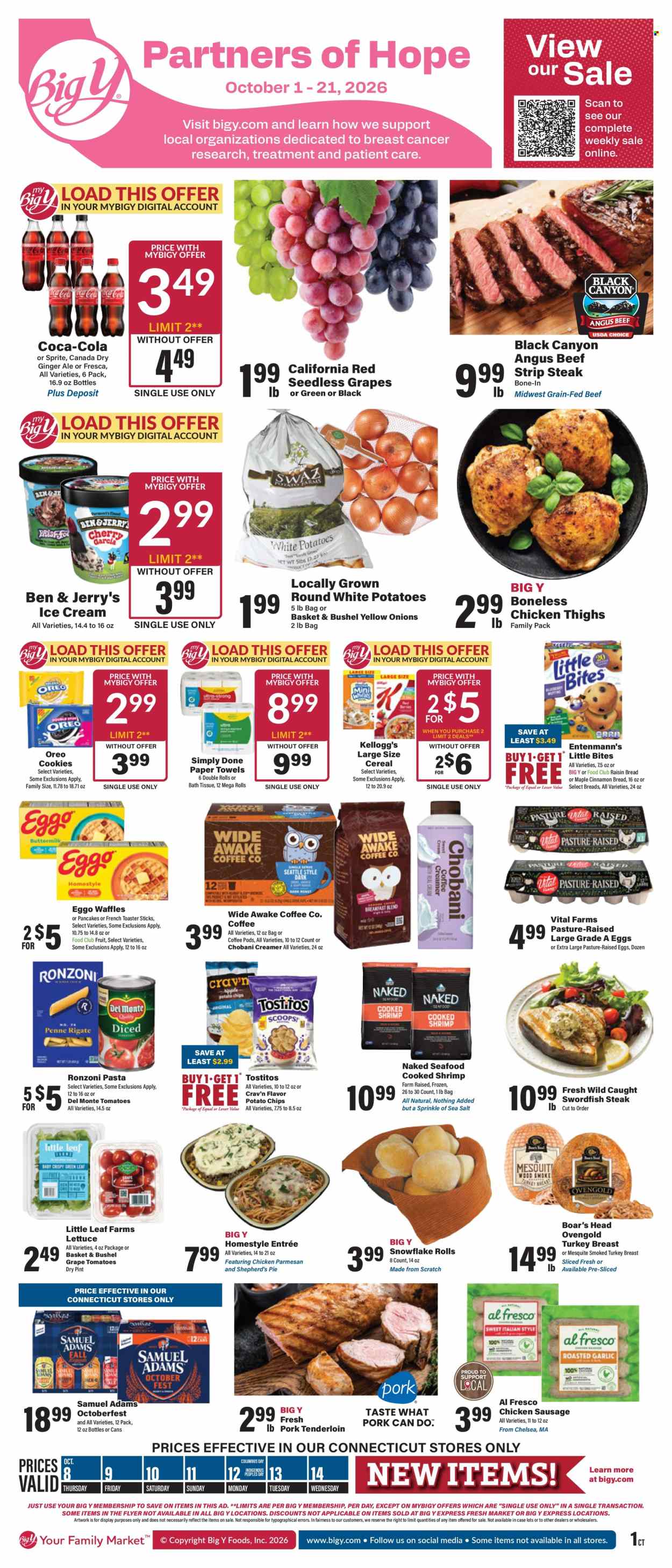 Big Y ad - 10/08/2026 - 10/14/2026. Page 1