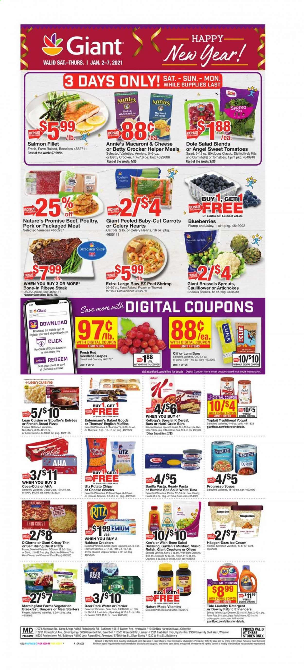 Giant Food ad - 01/02/2021 - 01/07/2021. Page 1