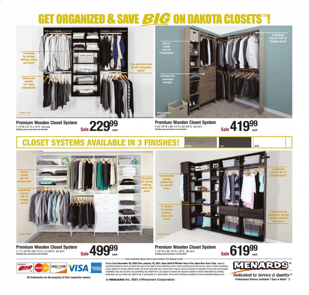 Menards ad - 12/29/2020 - 01/10/2021. Page 3