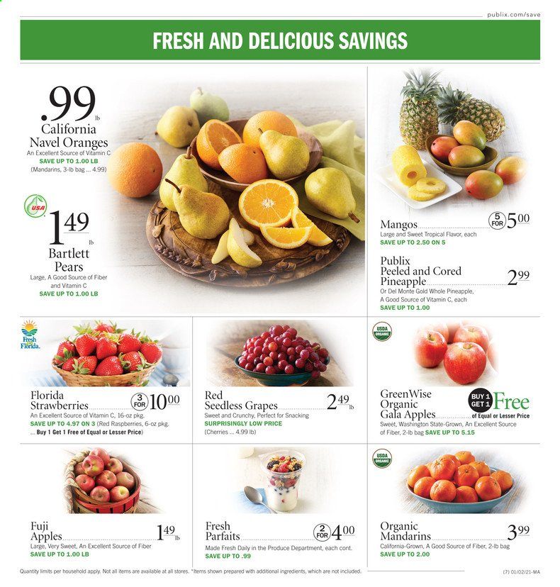 Publix ad - 01/02/2021 - 01/06/2021. Page 7