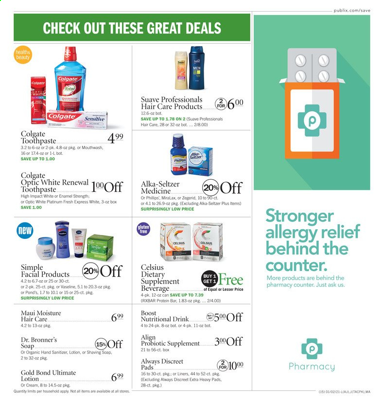 Publix ad - 01/02/2021 - 01/06/2021. Page 15