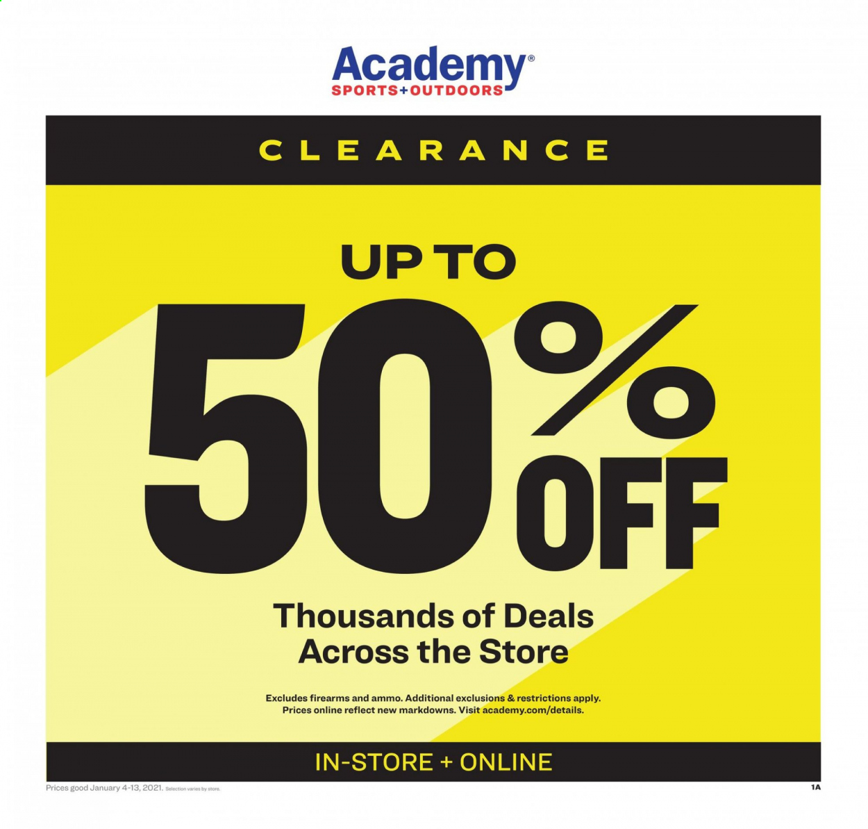 thumbnail - Academy Sports + Outdoors ad - 01/04/2021 - 01/17/2021.