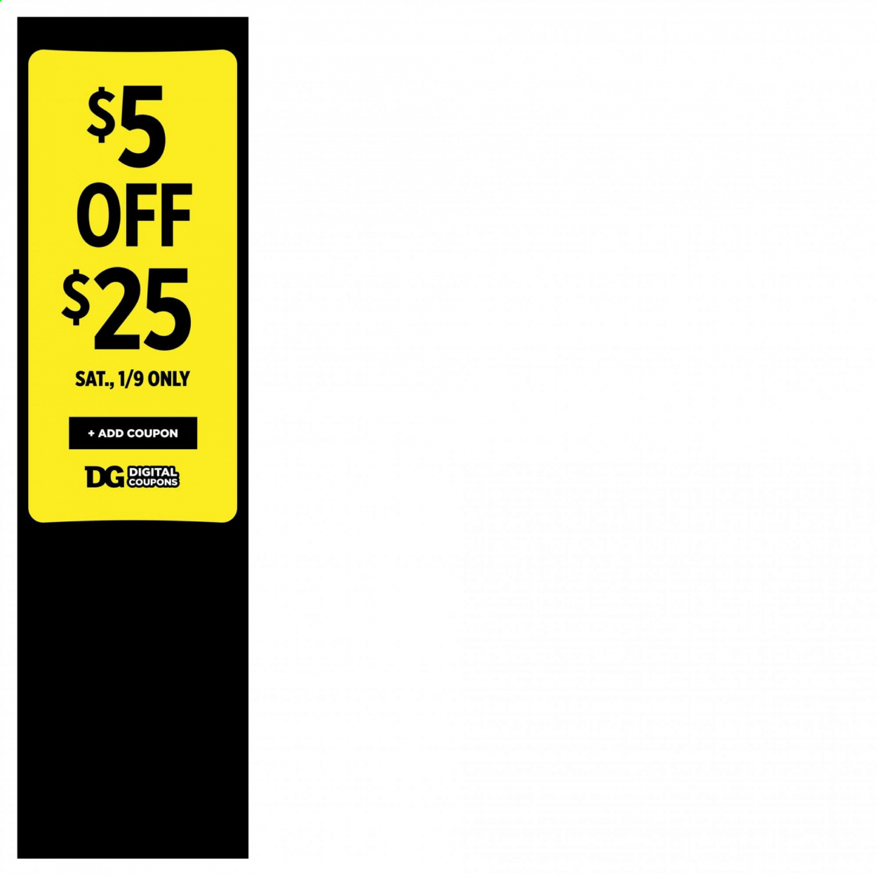 Dollar General ad - 01/03/2021 - 01/09/2021. Page 7