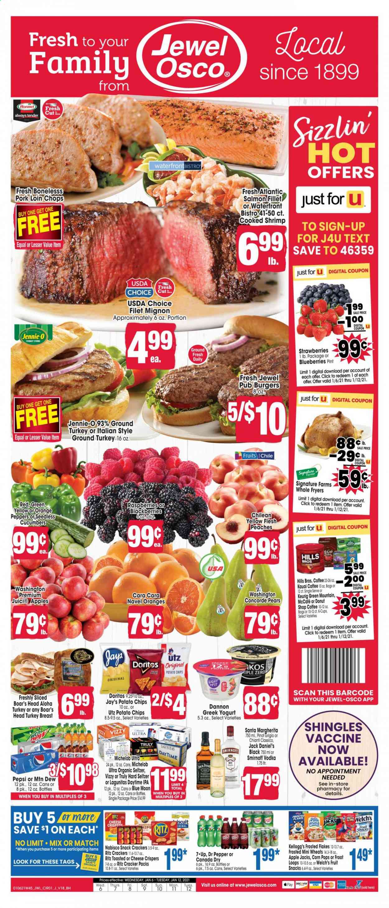Jewel Osco ad - 01/06/2021 - 01/12/2021. Page 1
