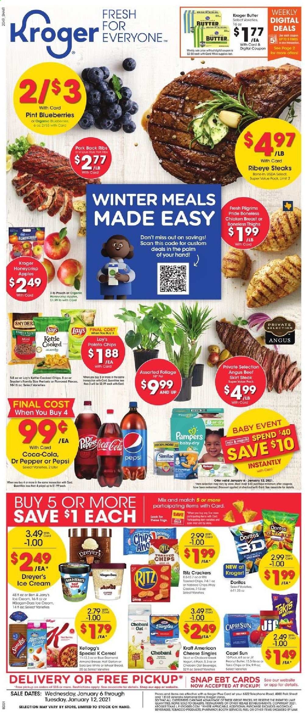 Kroger ad - 01/06/2021 - 01/12/2021. Page 1