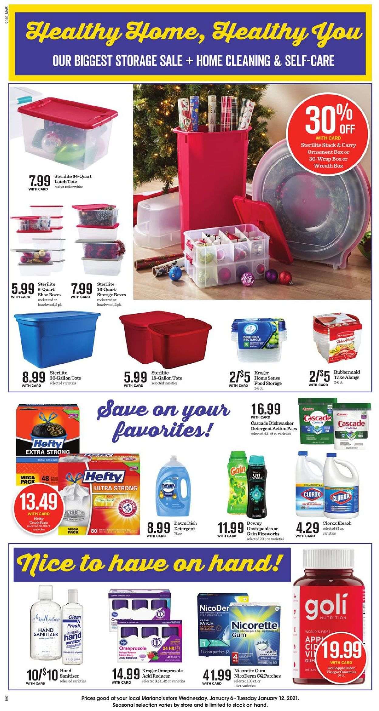 Mariano’s ad - 01/06/2021 - 01/12/2021. Page 9