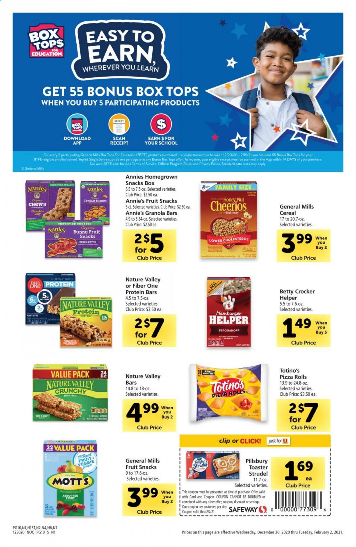Safeway ad - 12/30/2020 - 02/02/2021. Page 10