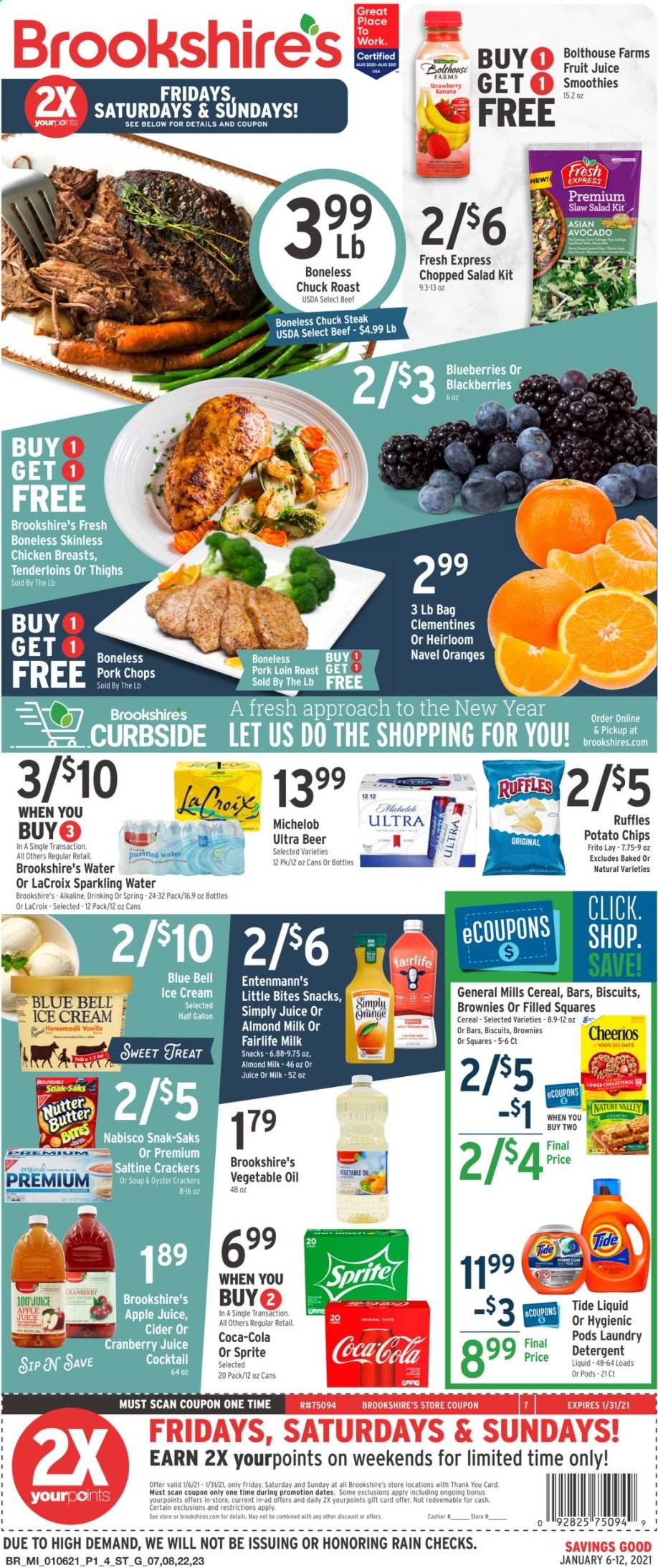 Brookshires ad - 01/06/2021 - 01/12/2021. Page 1