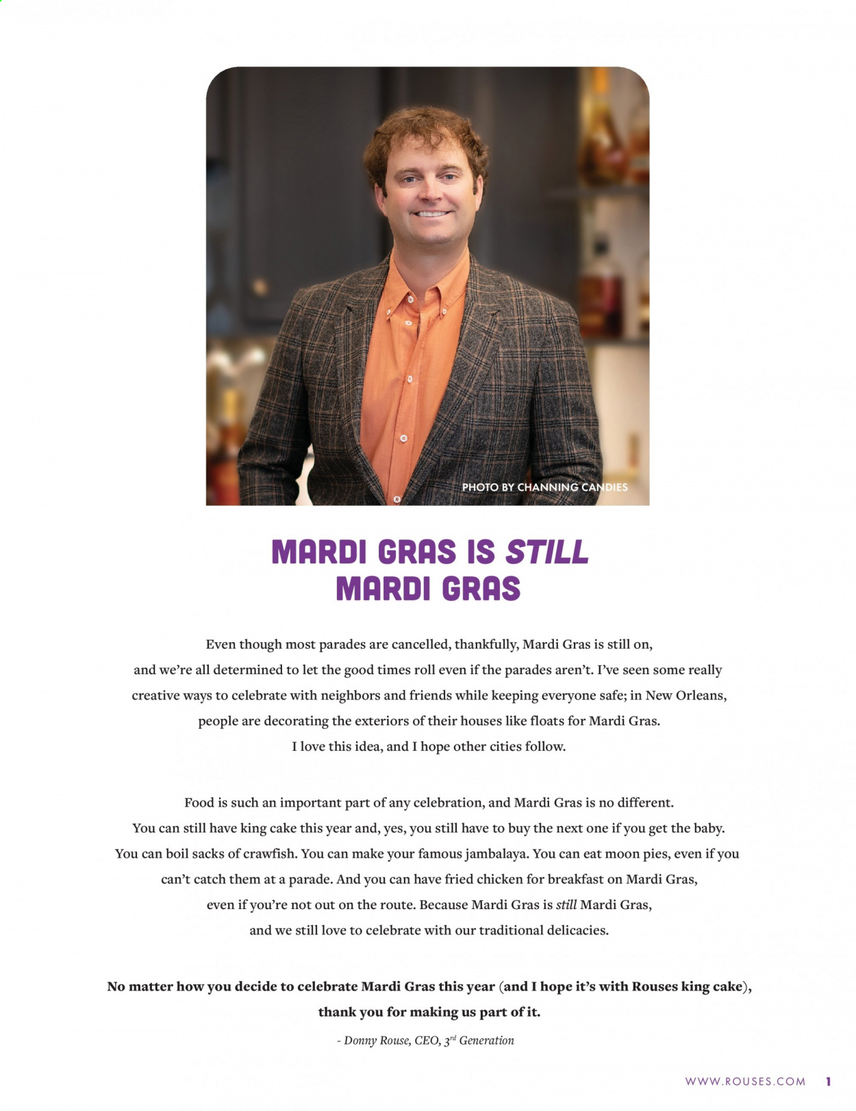 Rouses Markets ad. Page 3