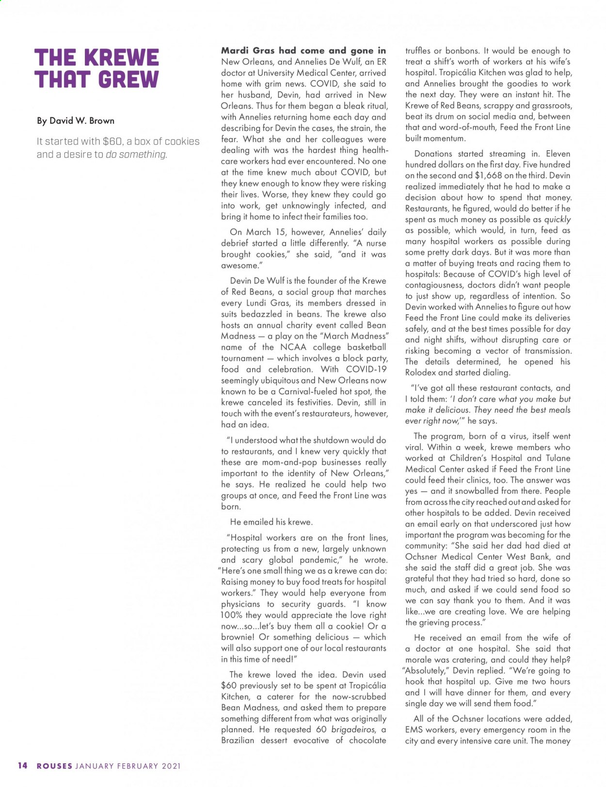 Rouses Markets ad. Page 16