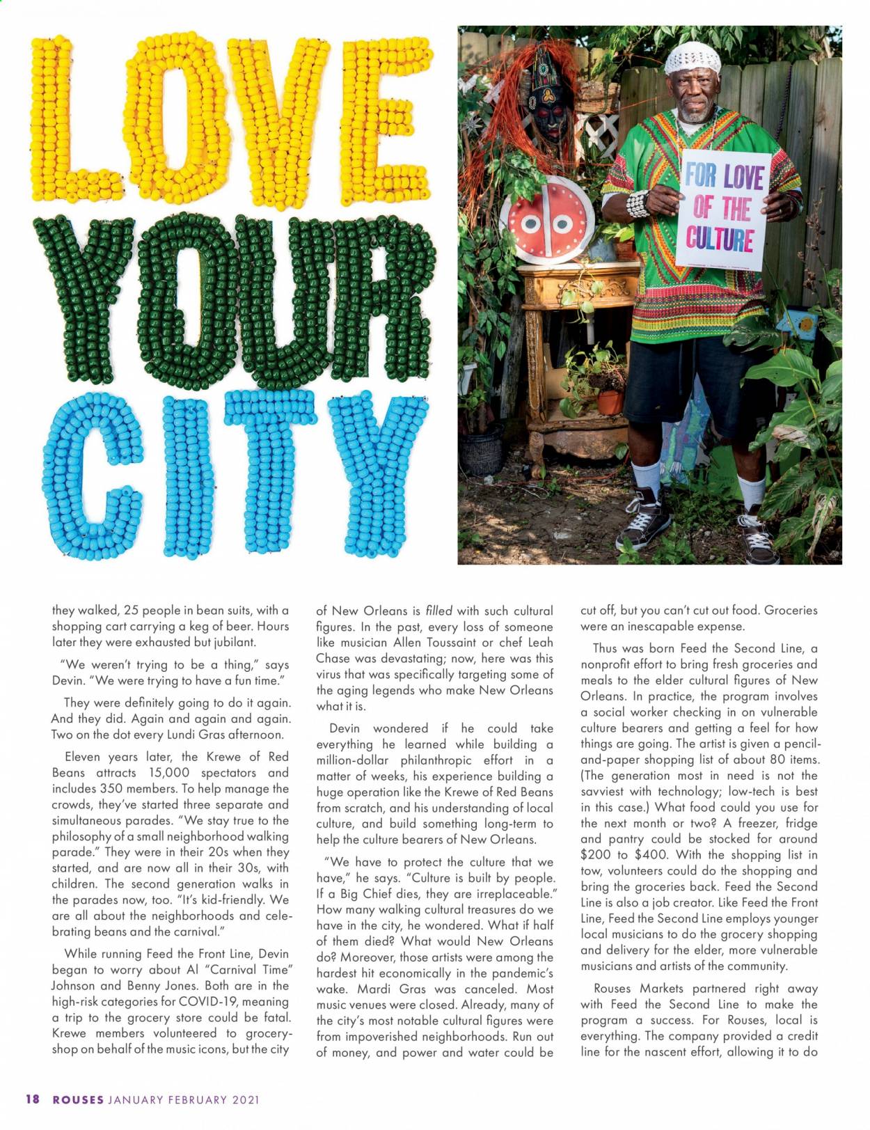 Rouses Markets ad. Page 20