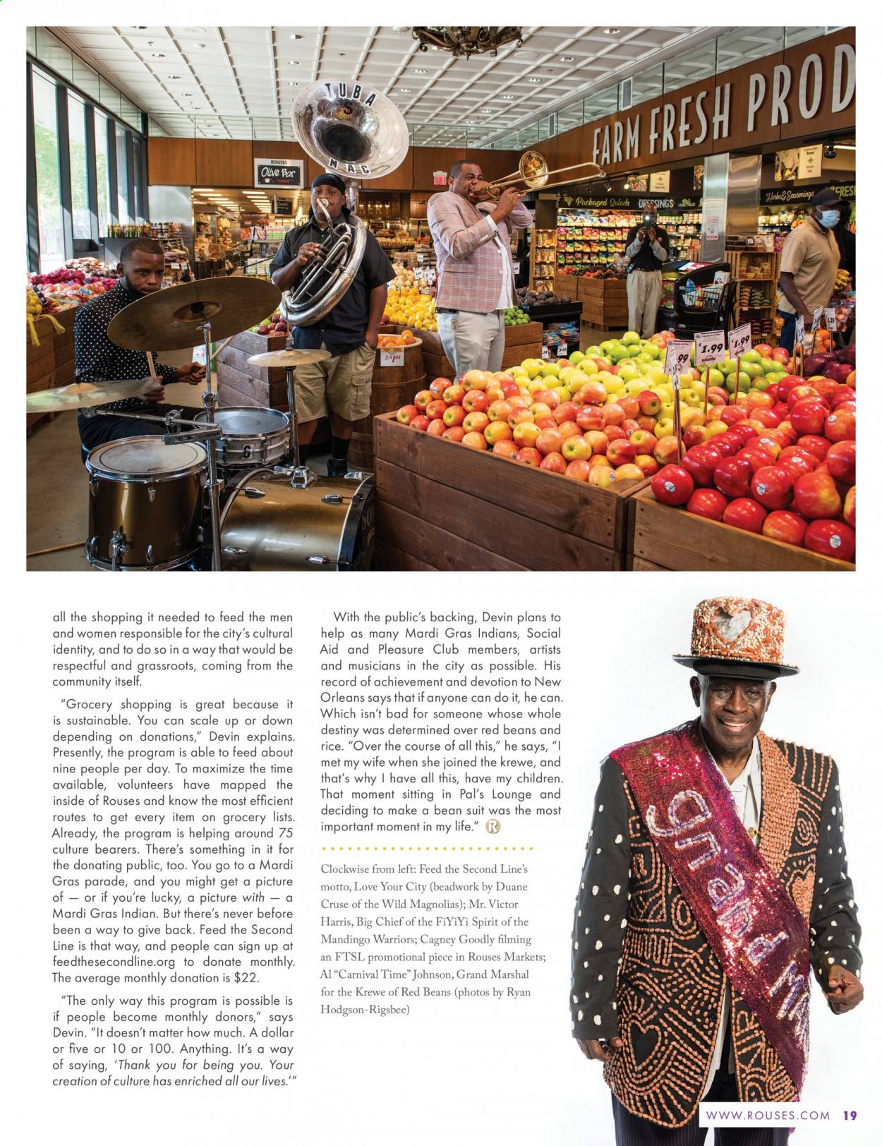 Rouses Markets ad. Page 21