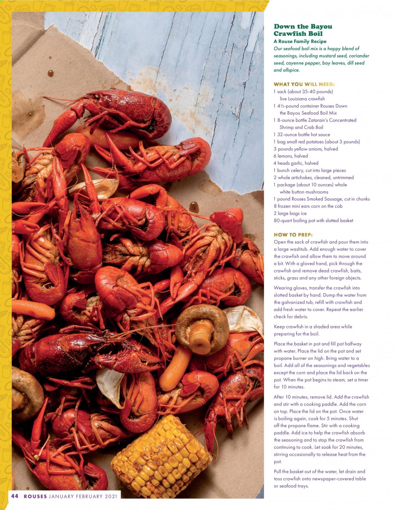 Rouses Markets ad. Page 46