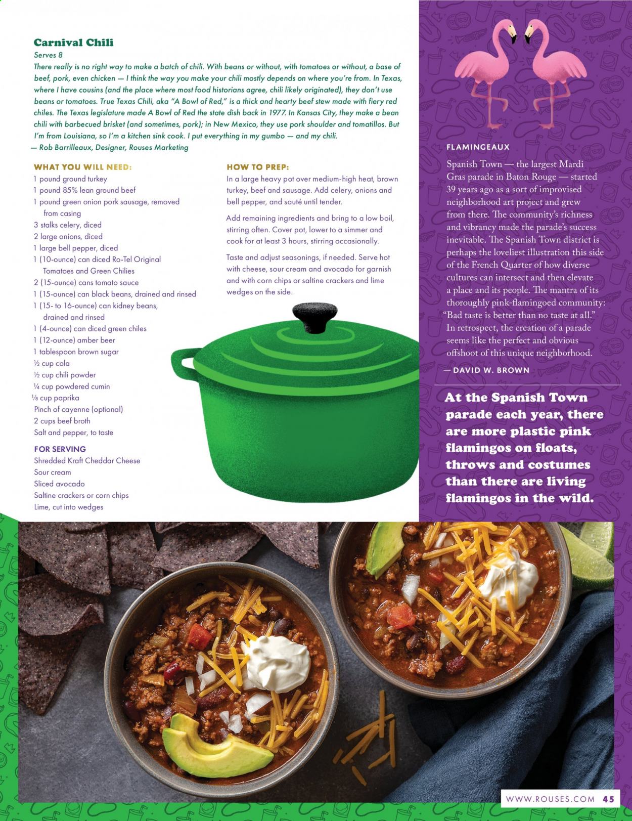 Rouses Markets ad. Page 47