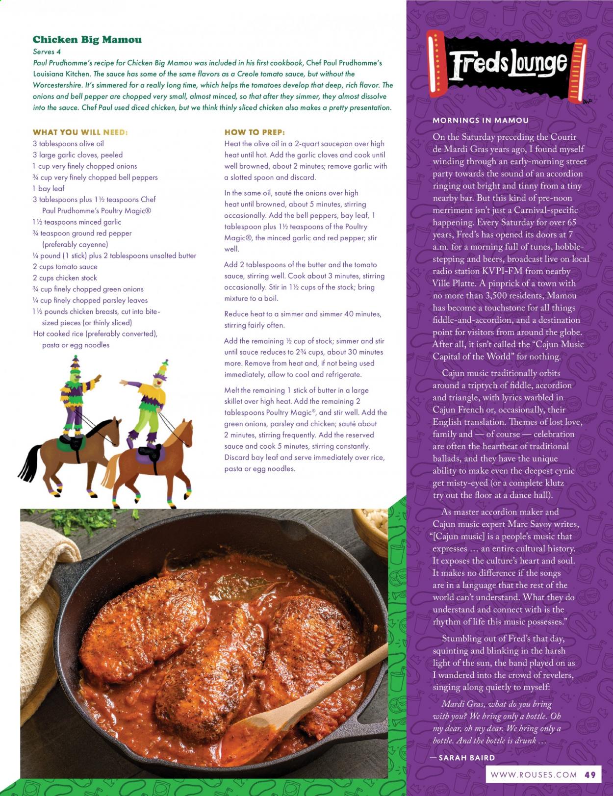 Rouses Markets ad. Page 51