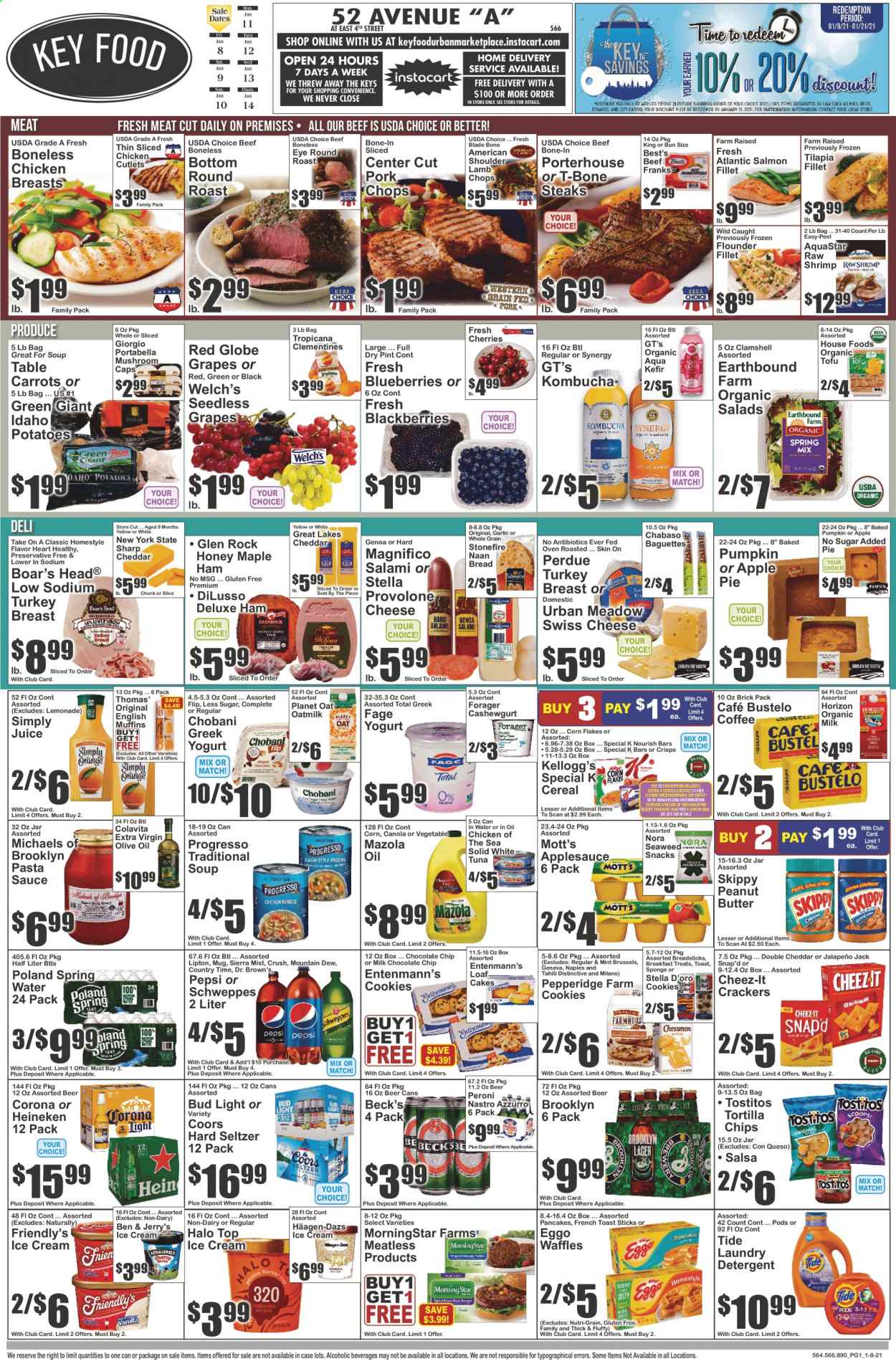 Key Food ad - 01/08/2021 - 01/14/2021. Page 1