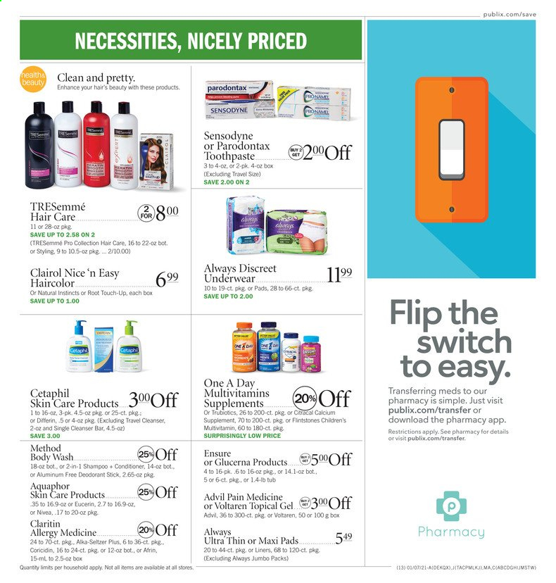 Publix ad - 01/07/2021 - 01/13/2021. Page 13