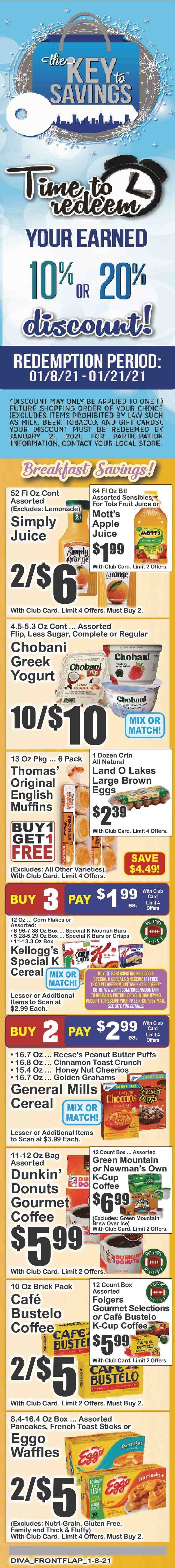 Key Food ad - 01/08/2021 - 01/14/2021. Page 2