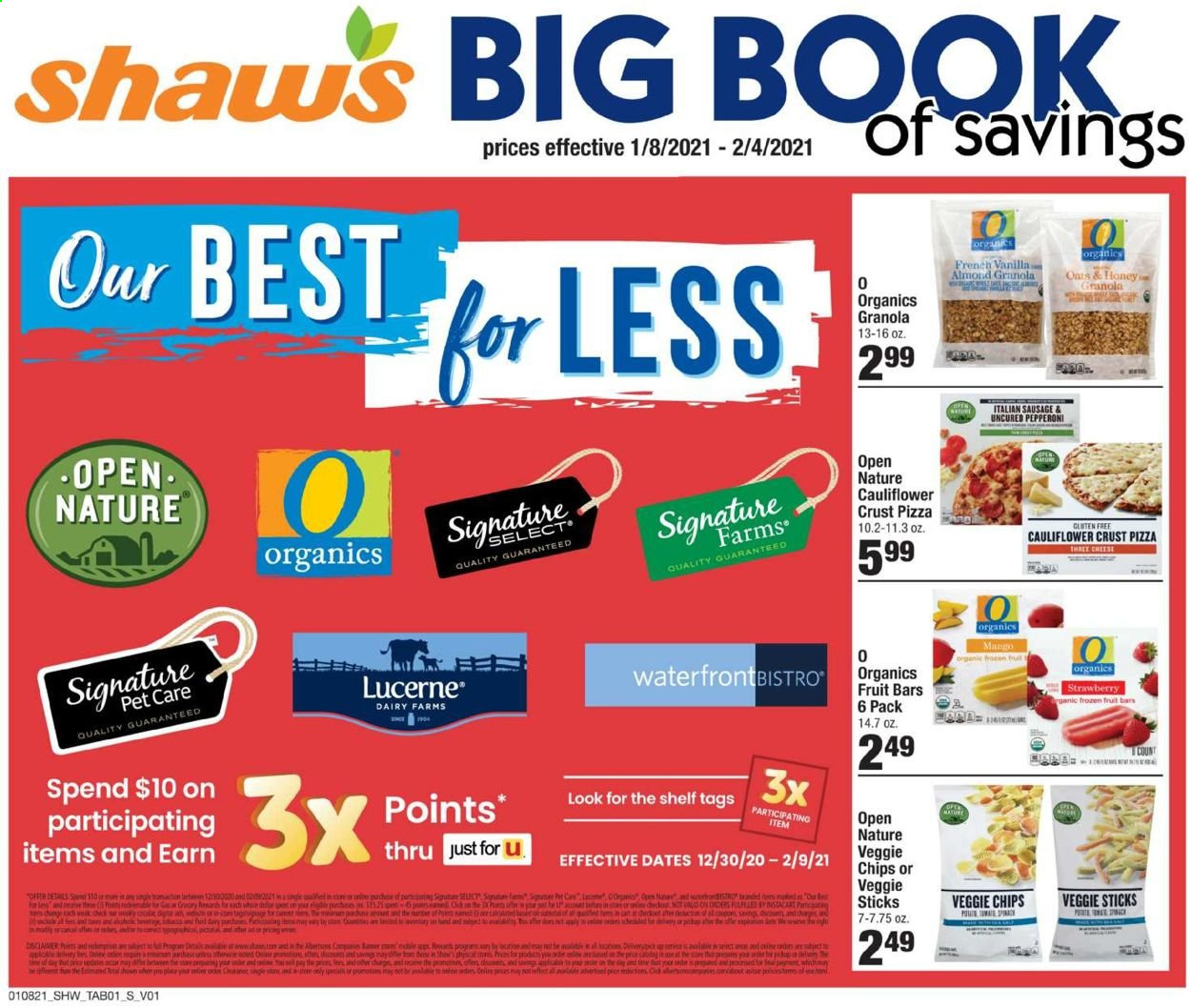 Shaw’s ad - 01/08/2021 - 02/04/2021. Page 1