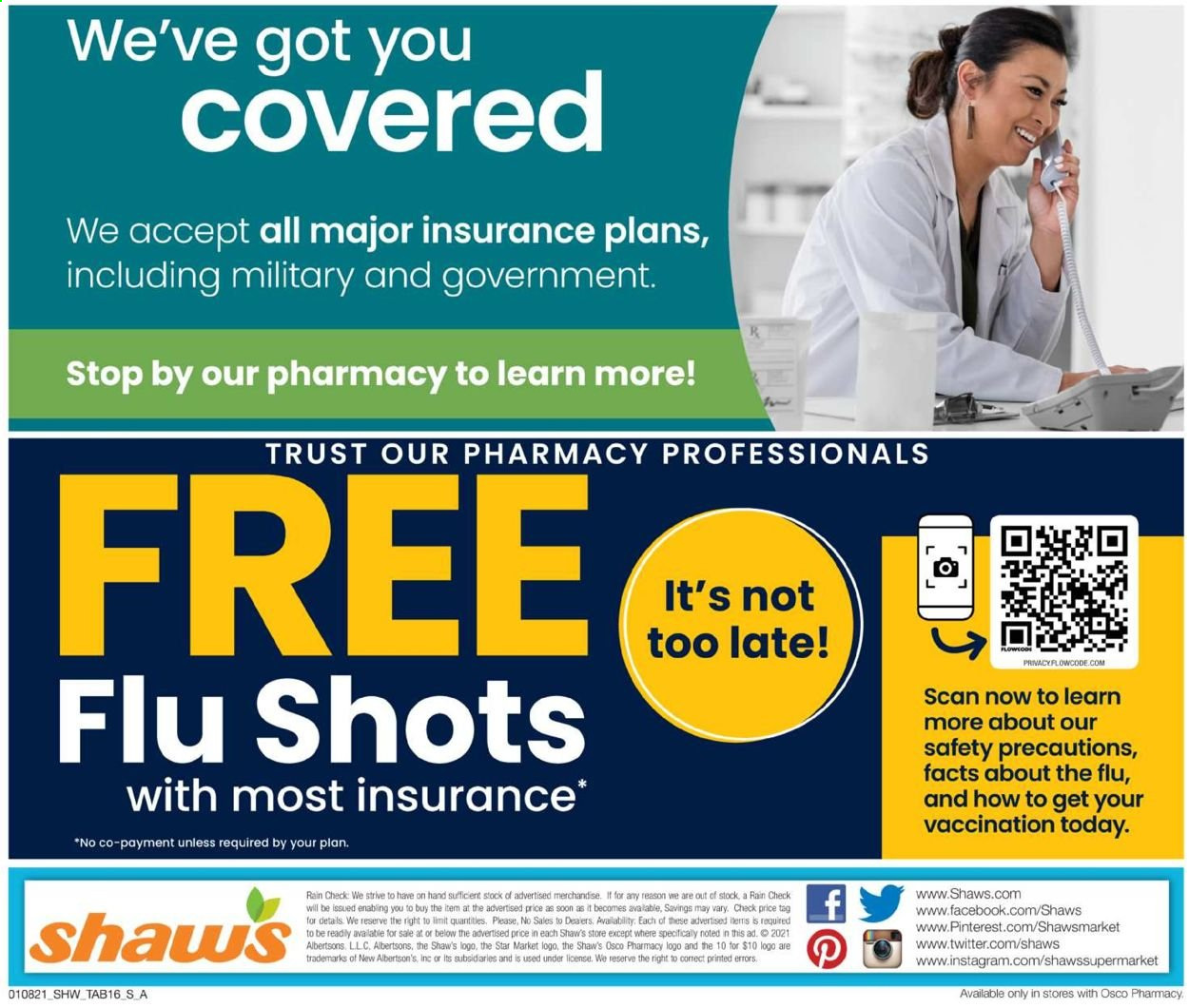 Shaw’s ad - 01/08/2021 - 02/04/2021. Page 16
