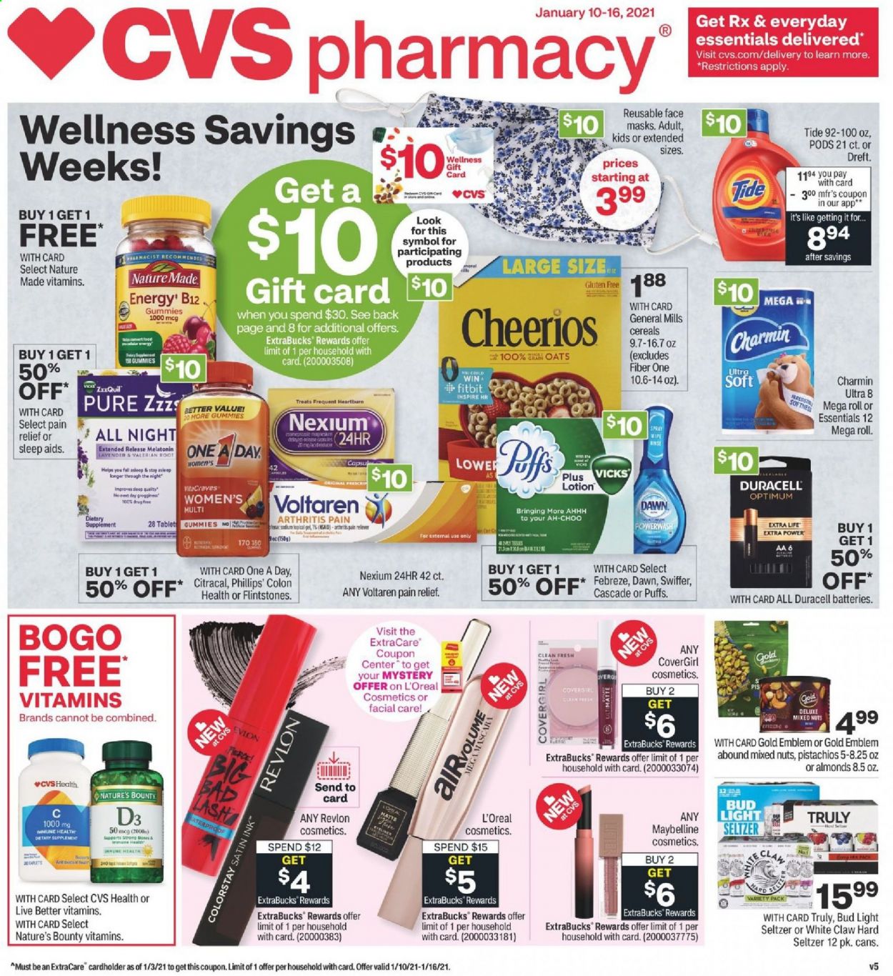 CVS Pharmacy ad - 01/10/2021 - 01/16/2021. Page 1