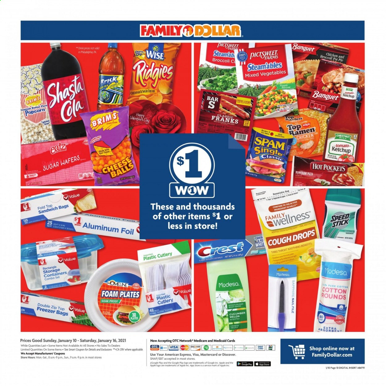 Family Dollar ad - 01/10/2021 - 01/16/2021. Page 10