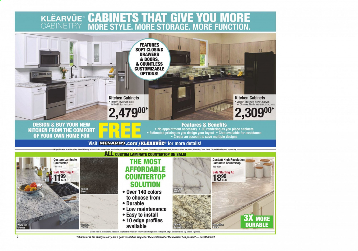 Menards ad - 01/10/2021 - 01/16/2021. Page 2