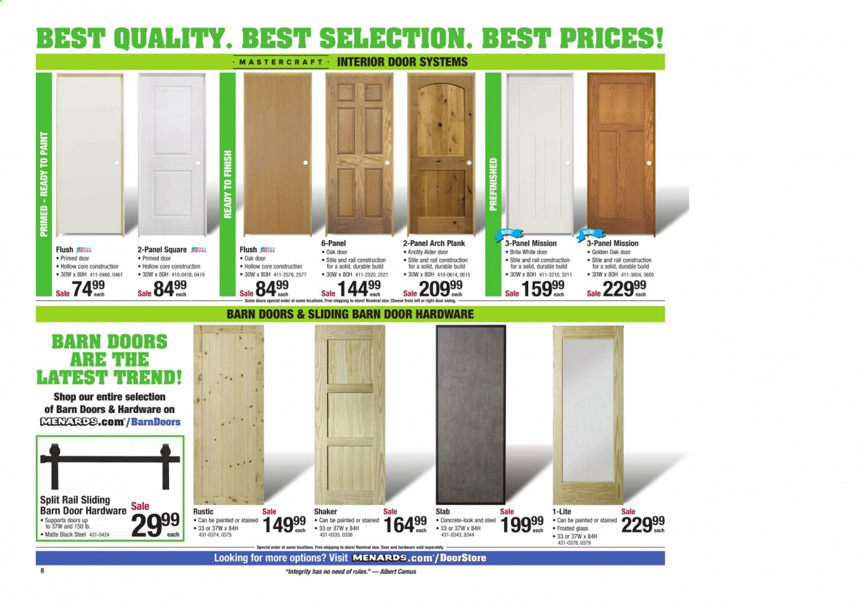 Menards ad - 01/10/2021 - 01/16/2021. Page 9