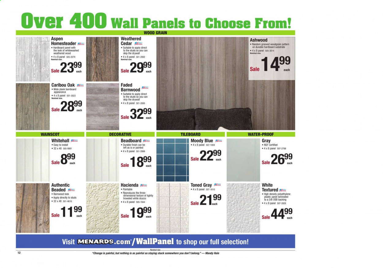 Menards ad - 01/10/2021 - 01/16/2021. Page 13