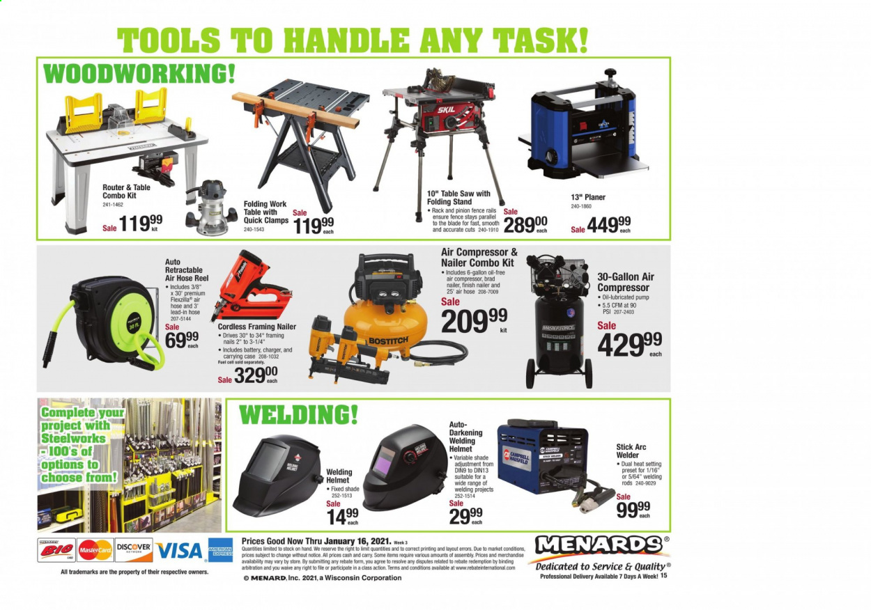 Menards ad - 01/10/2021 - 01/16/2021. Page 17