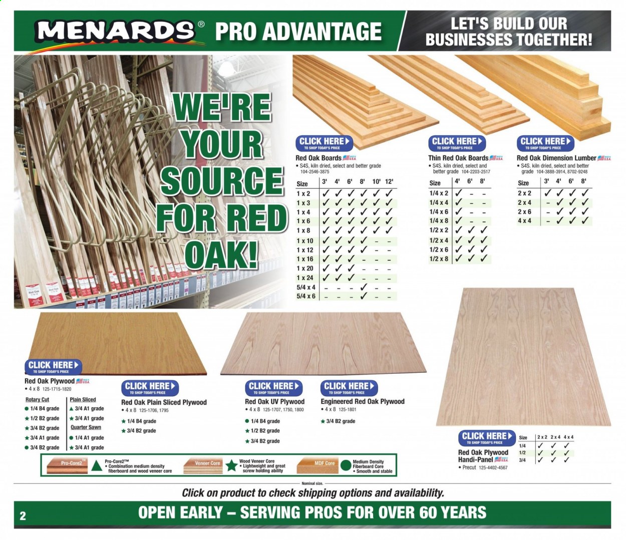 thumbnail - Menards Flyer - 01/10/2021 - 01/16/2021 - Sales products - plywood. Page 2.