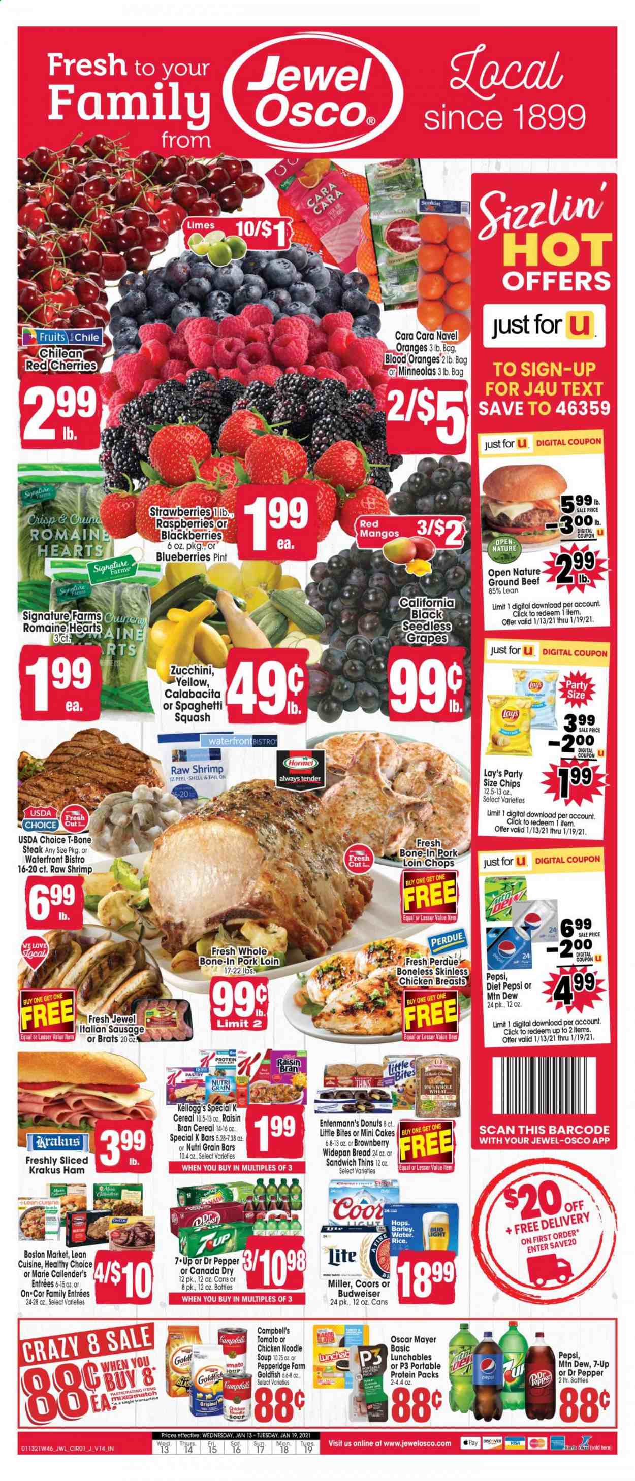 Jewel Osco ad - 01/13/2021 - 01/19/2021. Page 1