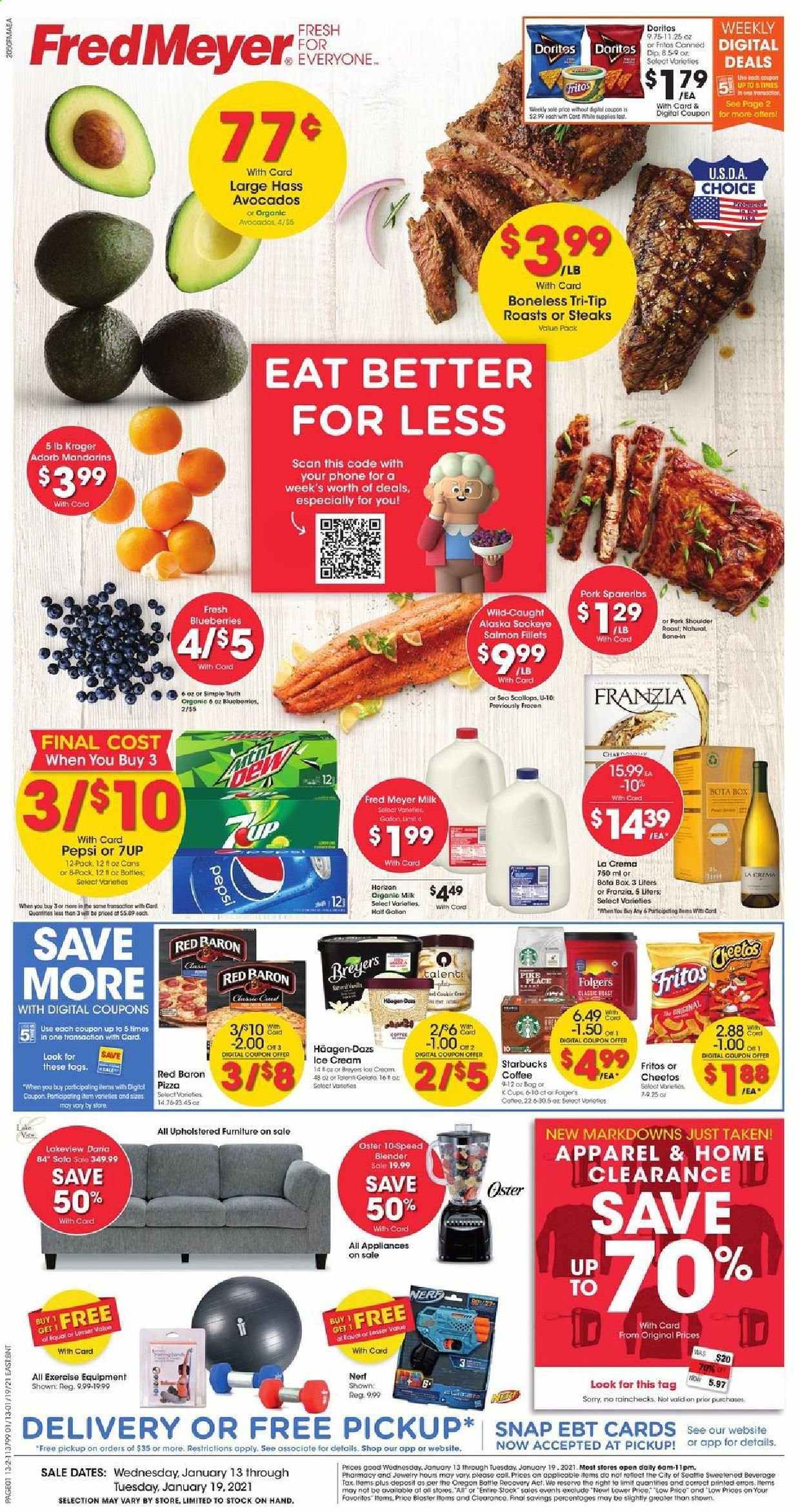Fred Meyer ad - 01/13/2021 - 01/19/2021. Page 1
