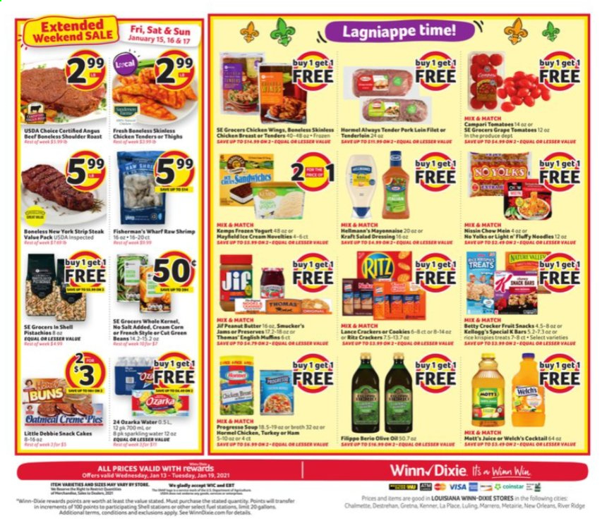 Winn Dixie ad - 01/13/2021 - 01/19/2021. Page 12