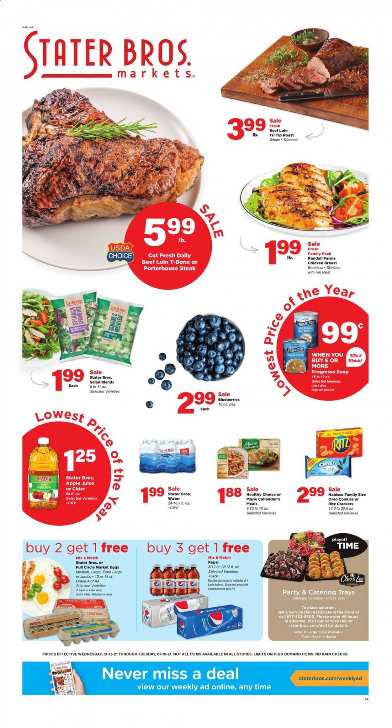 Stater Bros. ad - 01/13/2021 - 01/19/2021. Page 1