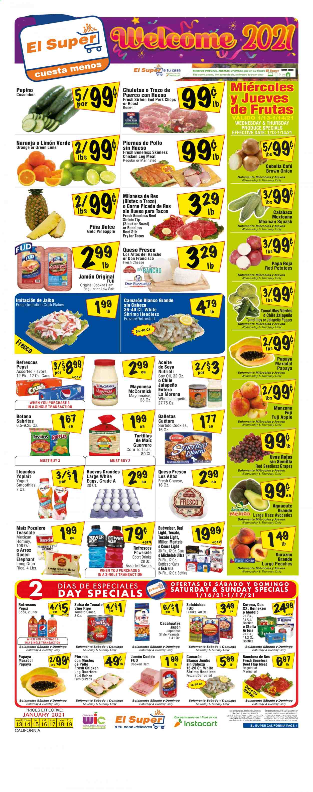 El Super ad - 01/13/2021 - 01/19/2021. Page 1