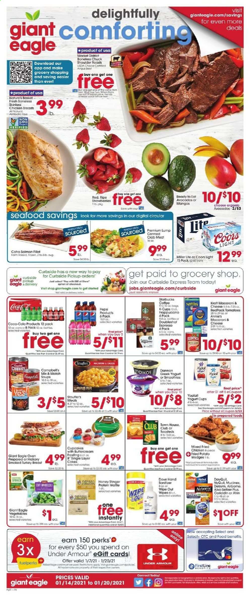 Giant Eagle ad - 01/14/2021 - 01/20/2021. Page 1