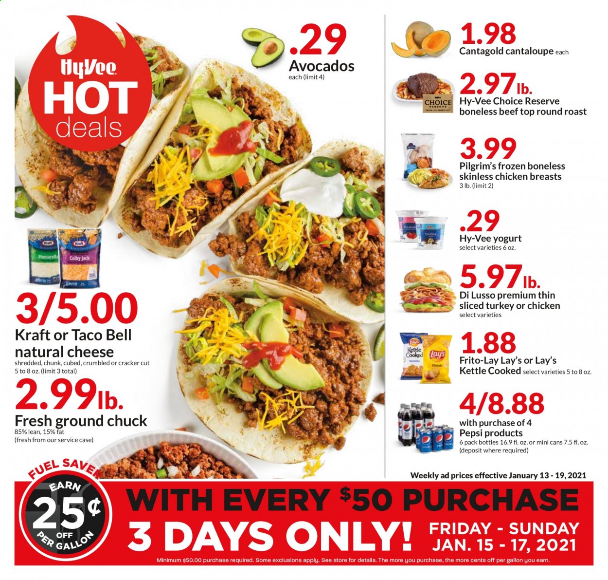 Hy-Vee ad - 01/13/2021 - 01/19/2021. Page 1
